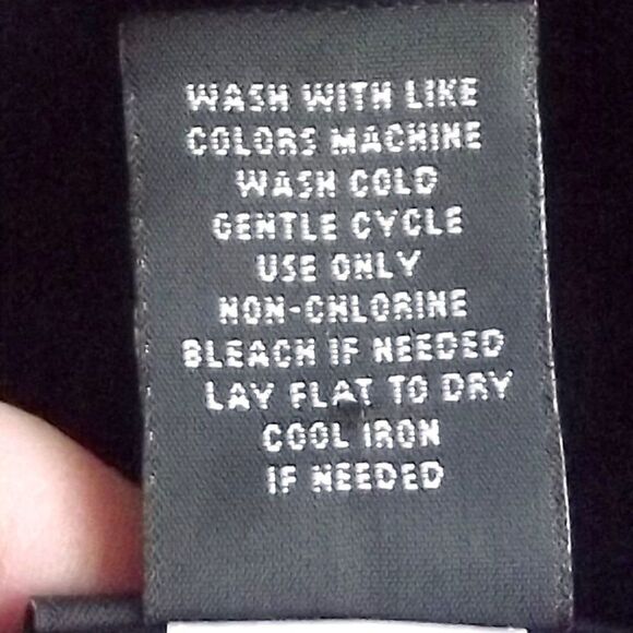 new TORRID Top, 4/4X, Black, Long Tab Sleeve, Pockets, Challis Pullover - Picture 14 of 15